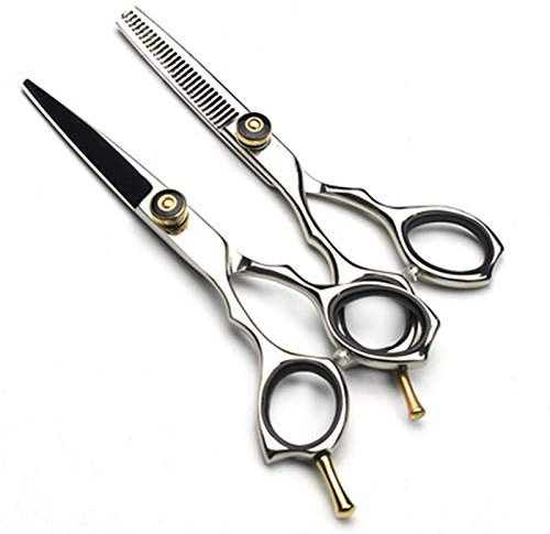 Friseur-Haarschneideschere, professionelle Linkshänder-Friseur-Haarschneideschere, Haar-Haarschneideschere für Linkshänder, Edelstahl, Linkshänder-Haarschneideschere 5,5 Zoll