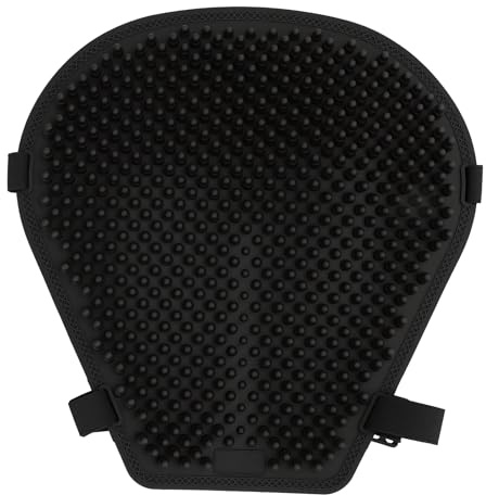 Cerlingwee Cojín de Asiento de Moto Gel Transpirable con Funda de Malla Absorción de Golpes y Refrigeración para Mayor Comodidad