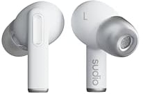Sudio A1Pro - Auriculares in-Ear con Bluetooth, Control táctil con Base de Carga inalámbrica compacta, protección IPX4, cancelación de Ruido Activa, micrófono Integrado, Sonido de Cristal Premium,