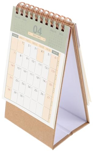 LALAFINA Tischkalender 2024 Tischkalenderständer Dekorativer Kalender Für Zuhause