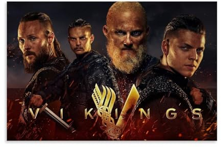 YBRAVO Vikings 2021 Poster Poster Dekorative Malerei Leinwand Wandkunst Wohnzimmer Poster Schlafzimmer Malerei,Wandkunst Bilddruck Moderne Familienzimmer Dekor 08x12inch(20x30cm)