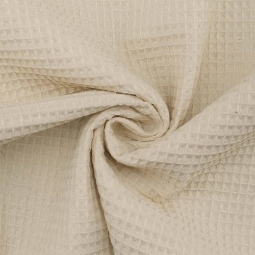 Waffelpique Stoff Lisa, STANDARD 100 by OEKO-TEX, naturbelassen (Länge am Stück: ab 50cm / Breite: 150cm)
