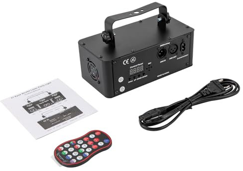 21 yeux rgbw laser projecteur effet lumière scène stroboscopique Disco Party LED Projecteur DJ Contrôlé par la musique Lumières discothèque, Pour KTV Réunion de famille Mariage Anniversaire