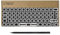 CTBDZ Teclas de teclado de repuesto con bisagras de mariposa para MacBook Pro Retina de 13 pulgadas / 15 pulgadas A1706 A1707 2016 2017 años, MacBook Retina de 12 pulgadas A1534 2017 año