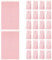 Set of 72 make-up sponges, make-up blender sponge set, cosmetic sponges, powder puffs, small, triangular nail art sponges for liquid foundation, powder foundation, cream