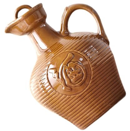 Ciieeo Pichet à Vin en Céramique Grand Pichet en Terre Cuite à Col Large Accessoire pour La Maison Décoration Élégante