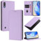 DENDICO Coque pour Samsung Galaxy A10, RFID Blocage Portefeuille Etui à Rabat, Housse en Cuir PU pour Samsung A10, Violet