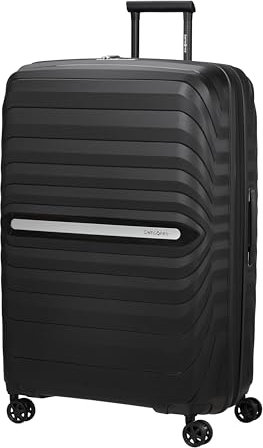 Samsonite Neo Flux - Spinner XL, Maleta expandible, 81 cm, 130/145 L, Negro (Black)