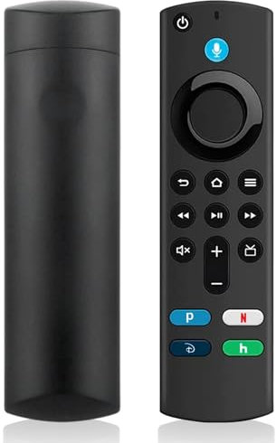 Fernbedienung für Fire TV mit Alexa-Sprache, Ersatz-Fernbedienung, kompatibel mit Fire TV Stick 4K, 4K MAX, 3. Generation und Fire TV Cube, einfach zu synchronisieren, hohe Kompatibilität