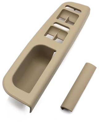 TPSOBRU Türgriff Innen Rechts Für VW Für Bora Für Golf 4 MK4 Für Jetta 1999-2004 LHD Schwarz Beige Vorne Hinten Links Rechts Tür Pull Haltegriff Türgriff Innen Beifahrer(Beige 2pcs)
