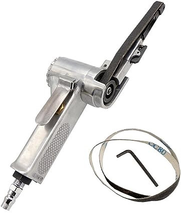 Polierer Schleifer 10 * 330 mm Luftbandschleifer Luftwinkelschleifmaschine Schleifmaschine mit Schleifbändern for Luftkompressor