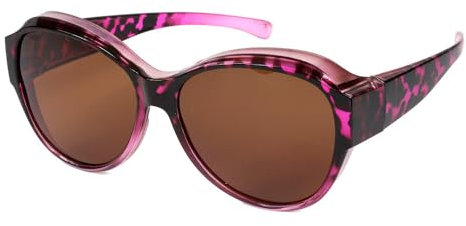 Emeco Polarisierte Überzieh Sonnenbrille Überziehbrille Überbrille BM5051A (Pink)