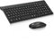 cimetech Tastiera e Mouse Wireless, Layout Italiano QWERTY, Tastiera Ultra-Sottile ‎Ergonomico Full-Size 2.4Ghz Wireless Mouse Tastiera Numerico con Ricevitore Nano per PC/Laptop/Win7/8/10（Nero）