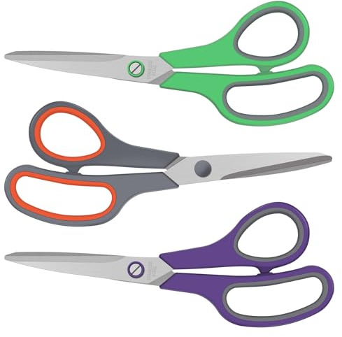 EEKEDO Scissors All purpose Heavy Duty for Office School Kitchen Crafts