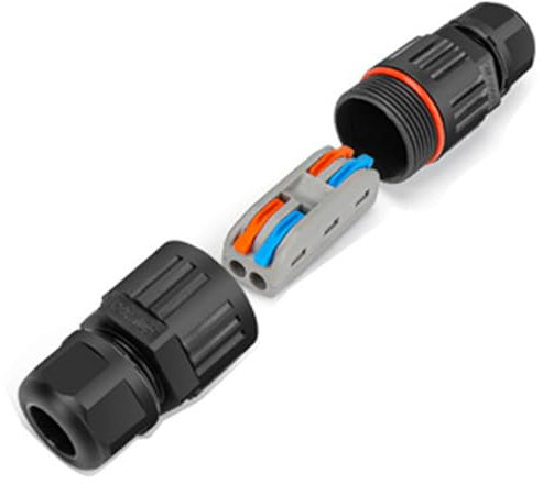 Extension Cord Repair Kit, Waterproof Electrical Connectors Cold-Resistant Heat-Resistant Flame for Outside
