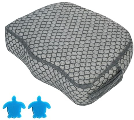 Hot Tub Kissen Sitz, Hot Tub Spa Sitzerhöhung Kissen, Rutschfestes 3D Air Mesh Pad Ohne Schwimmer für Hinterhof Entspannung Outdoor Camping Ausflüge