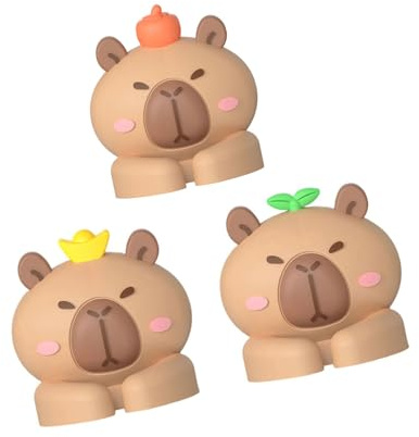 3Pcs Cartoon Animal Cable Holder Clip Adhesive Management Charging Cord Wire Organiser Clips for Home Office Bedside Charging