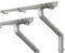 INEFA Dachrinnen Set Gartenhaus, NW100 / 100mm halbrund 2 x 6m Grau zwei Dachseiten, Regenrinnen PVC für Satteldach, Made in Germany