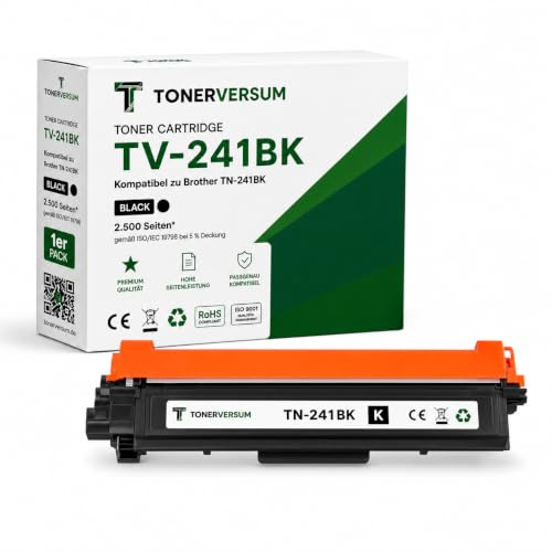 Tonerversum Toner kompatibel zu Brother TN-241BK Schwarz, 2.500 Seiten