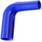 90 ° renforcé en silicone Réducteur Tuyau coude pour Turbo ou du liquide de refroidissement ID : 42 mm > 38 mm – Bleu