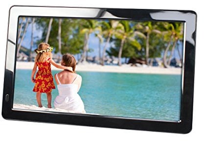 Rollei Gauguin DPF-10.1“ Full HD - Digitaler Multimedia Bilderrahmen mit 10,1“ (25,65 cm) TFT-LED Panel, Bild-, Video-, Musik-, Kalender- und Uhr-Funktion, inkl. Fernbedienung - Schwarz
