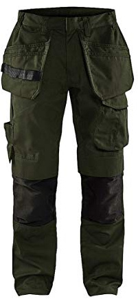Blaklader 14961330 Service Shorts mit Nageltaschen, Dunkles Olivgrün, grootte C154