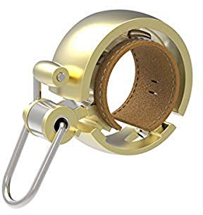 Knog 12131 OI Luxe Fahrradklingel, Messing, L
