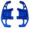 H-Customs Schaltwippen Replacement Shift Paddle kompatibel mit Golf 7 nur GTI R GTD Aluminium Blau