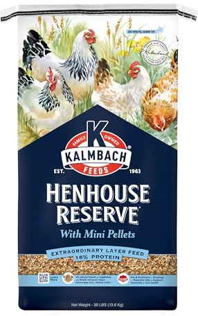 Kalmbach Feeds Henhouse Reserve 17% Whole Grain Complete Layer Feed for Hens, 30 lb