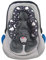 soleilx Riduttore Passeggino Universale Design con Panda nello Spazio ideale come Riduttore Culla o per Ovetto Neonato adatto per Cuscino Seggiolino Auto Traspirante Antisudore Estate Inverno