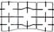 Griglie Ariston Hotpoint Indesit in ferro smaltato nero lucido per cucina a gas piano cottura PC750 5 fuochi - C00303486 - C00303487 - C003034488 (Kit 3 griglie GRG023/4/5)