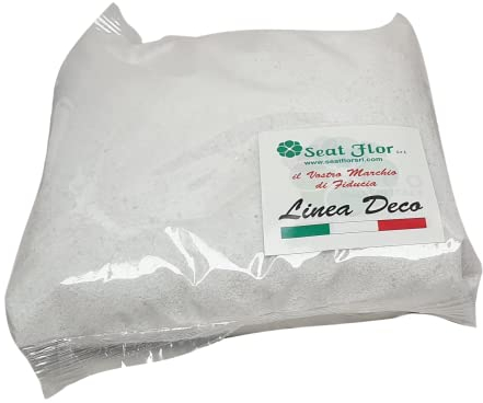 Farbiger Sand 0,5 mm Beutel mit 1 kg (25 Farben erhältlich) (weiß)