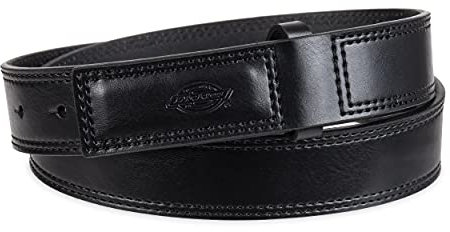 Dickies Damen-Ledergürtel, Dunkelschwarz, L