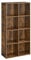 VASAGLE 8-Cube Bookcase, Storage Unit, Display Rack for Trinkets, Souvenirs, Potted Plants, for Study Room, Office, Living Room, 30 x 65.5 x 129.5 cm, Rustic Brown LBC024T01