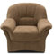 DOMO. collection Polstersessel Bahia FK, Sessel mit Federkernpolsterung, Federkernsessel in klassischem Design, Einzelsessel 102 x 57 x 91 cm (BxTxH), braun