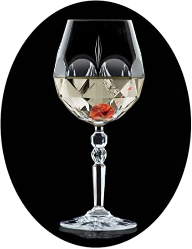 Topkapi elite Gin Tonic XL Cocktailgläsern Kristall-Cocktailglas Alkemist, bleifreies Kristallglas, Höhe 22,5 cm, XL-Größe 530 ml, 6 Stück