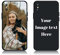AnNengJing Custom Soft Liquid Silicone Cases Full-Body Protective Personalized Photo Name Text Logo Phone Cover for iPhone X/XS Black
