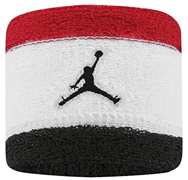 Nike Jordan Jumpman Wristband Schweißband 2er Pack (one Size, red/White)