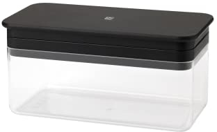 Rig-Tig Grattugia da cucina Grate-It con vassoio di raccolta, 2 superfici di grattugia, nero, 1,4 L