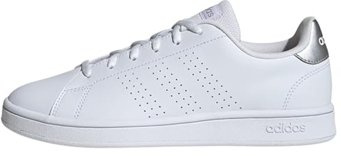adidas Damen Advantage Base Court Lifestyle Shoes Schuhe, Cloud White/Cloud White/Silver