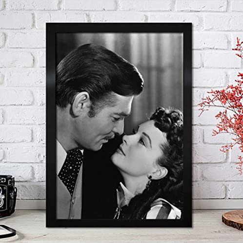 BOBSLA Poster Vom Winde Verweht Poster Retro Movie Poster Wall Art Leinwand Malerei Poster Und Drucke Home Decor 50X70Cm Kein Rahmen