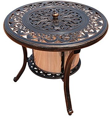 Petite Table de Barbecue extérieure en fonte d'aluminium seau à glace ménage Barbecue poêle hiver intérieur charbon de bois grillé plaque de feu