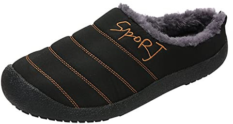 ARtray Damen Fuzzy Curly Fur Memory Foam Loafer Hausschuhe rutschfeste Indoor Outdoor Home Slippers Plüsch Gefüttert Super Warm Baumwolle Schneeschuhe Damen Casual Arbeit Büro Gemütliche Schuhe Winter