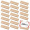 Csuntikulo Lot de 20 supports de cartes en bois rectangulaires pour la décoration d'événements de fête