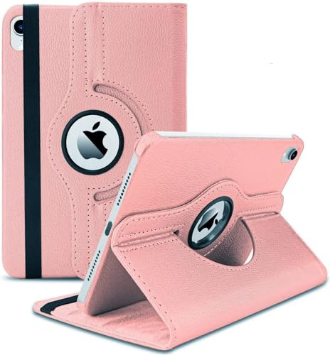 World biz Étui rotatif pour iPad (A16) 11{^>e<^}/10{^>e<^} génération 2025 (27,9 cm)/2022 (27,7 cm) – Étui en cuir folio rotatif à 360 degrés avec support de protection, fonction veille automatique