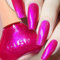 Pearl Pink Holographic Nail Polish - Sparkling Shiny Disco Varnish - Long Lasting Quick Drying No UV LED Lamp Needed - Summer Nail Art