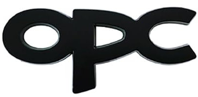 uULiit Auto 3D Emblem für opel opc,Emblem Aufkleber Frontgrill-Emblem Heckkoffer Abzeichen Heckklappen Sticker Body Logo Abzeichen Außendekorationszubehör