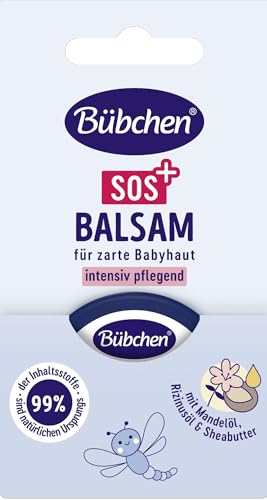 Bübchen SOS Balsam, 20ml - Intensiv Pflegend, Feuchtigkeitsspendend