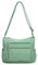 OBC Damen Tasche Shopper Schultertasche Umhängetasche Crossbody Henkeltasche Beuteltasche Crossover Handtasche City Bag Reise Kunst-Leder Mint