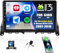 SIXTOP [2G+64G] Android 13 Autoradio mit Bluetooth für M-ercedes Benz C-Klasse W204 S204 2006-2011 mit Carplay Android Auto,9” Touchscreen-Radio mit GPS WiFi FM/RDS EQ MirrorLink+Rückfahrkamera&Mic